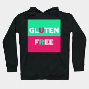 Gluten Free - Green & Fuschia Halves Hoodie